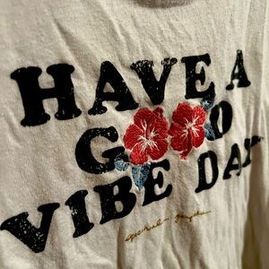 Spiritual Gangster 💕 Have a good vibe day crop top